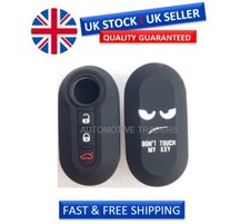 For Fiat 500 Ducato Punto Bravo 3 Button Silicone Remote Key Cover Case A94
