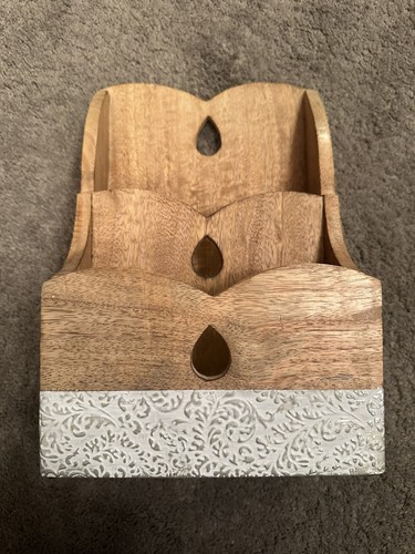 Wooden letter rack holder - letter,