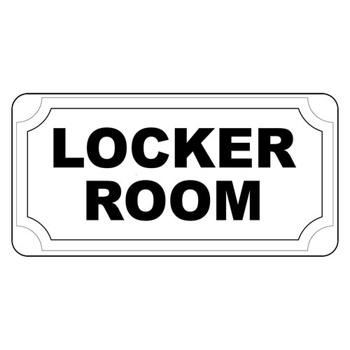 Locker room black retro - locker,