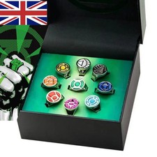 DC C-omics Green Lantern Power Rings - Set of 9 Rings Gift UK