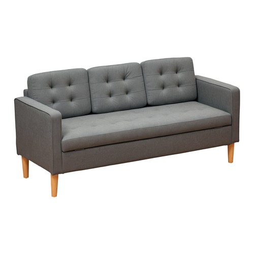 Homcom modern seater - homcom, 3