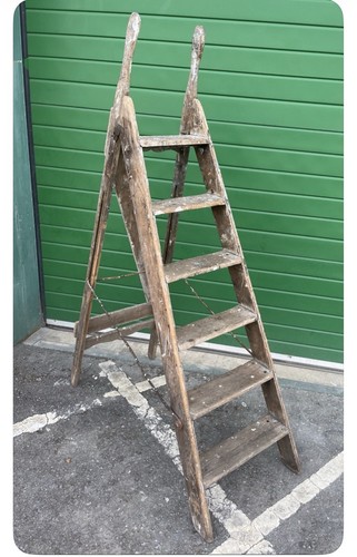 Vintage step rung wooden - vintage, step/rung