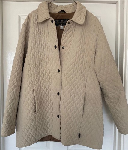Ladies quilted barbour jacket - quilted,