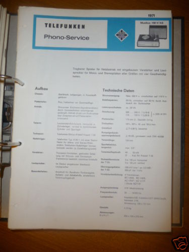 Service manual telefunken - service,