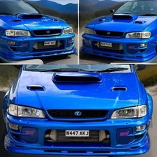 Fits Subaru Impreza 99-01 GC8 | P1 Style Front Splitter Lip Spoiler Plastic New 