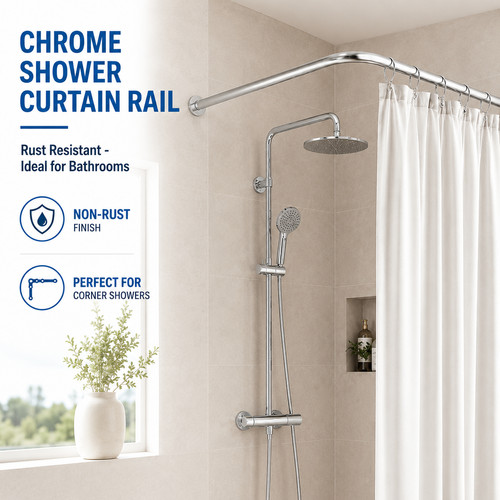 Shower curtain rail - shower,