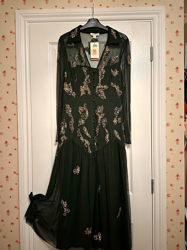 Monsoon green beaded sequin - green,