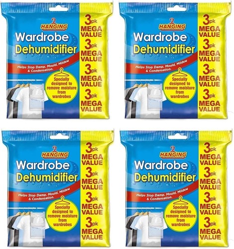 Pack wardrobe dehumidifier - 12,