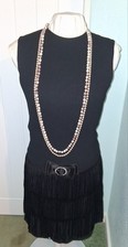 vintage berkertex dress flapper Gatsby1920s Style. Black. Retro Goodwood Revival