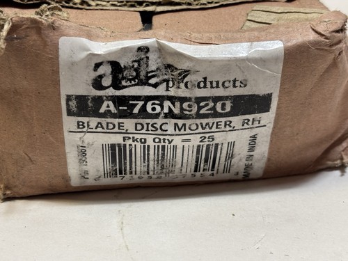 Disc mower blades - rh,