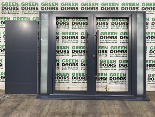 Double front french doors - double,