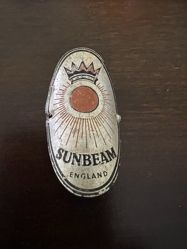 Vintage sunbeam headbadge - sunbeam,