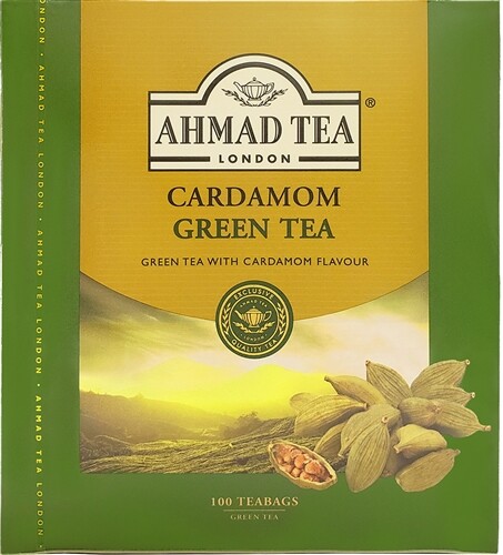 300 ahmad cardamom green tea - ahmad,