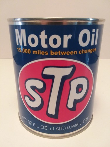 Vintage stp motor oil can - vintage, 1