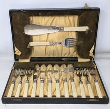 Silver Plated Fish Cutlery Set