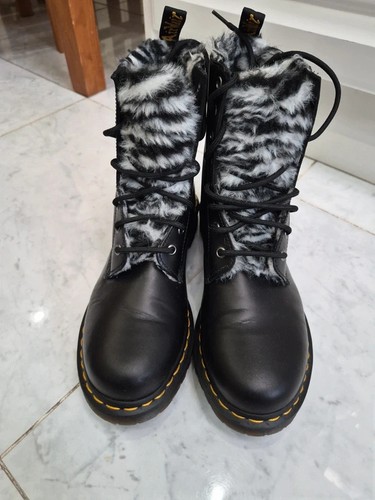 Martens black serena boots - dr,