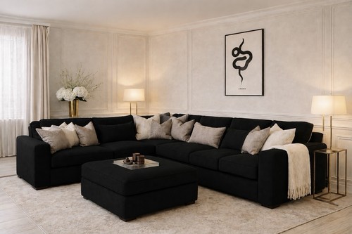 Luxury ruby corner sofa - ruby, |