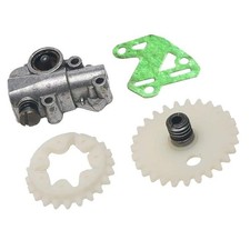 COMPATIBLE STIHL MS380 038 OIL PUMP & WORM GEAR PLUS SPUR WHEEL ！