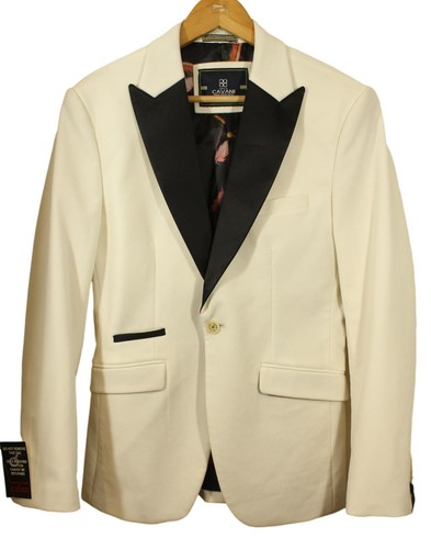 Cavani white 34r dinner tuxedo - cavani,