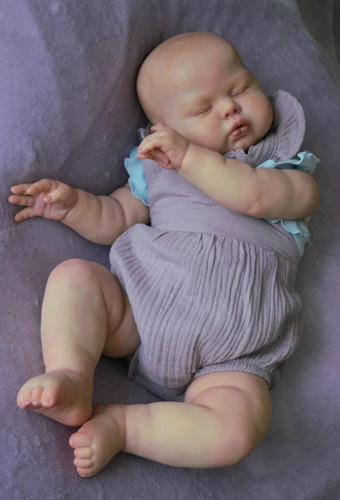 24in cuddly baby doll sleeping - cuddly,