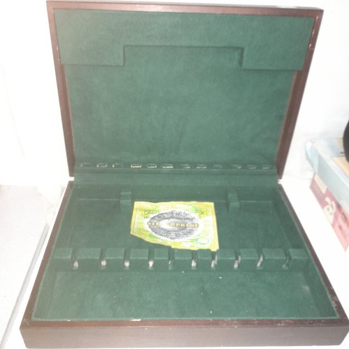 Vintage cutlery velvet lined - cutlery,