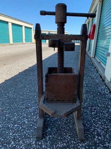 Antique french wooden wine - french,