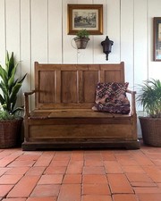 Rustic Antique Pine Bench