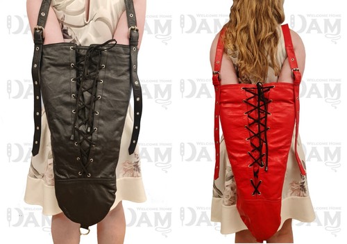 Real leather arm binder - real, binder,