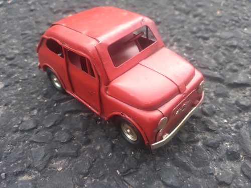 Red tin car old - tin,