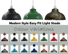 Vintage Retro Pendant Shade Metal Lampshade Kitchen Modern Ceiling Light Shades