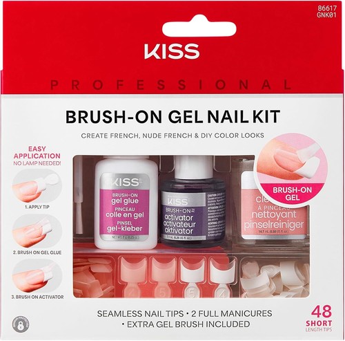 Kiss brush gel nail - brush-on,