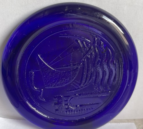 Bristol blue glass - ,