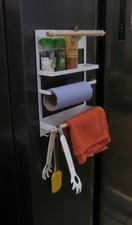 Spice rack magnetic shelf