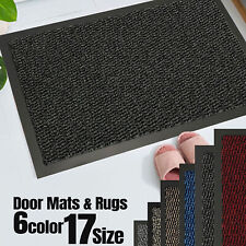 Large Heavy Duty Non Slip Rubber Back Door Mat Hallway Kitchen Floor Rug Barrier