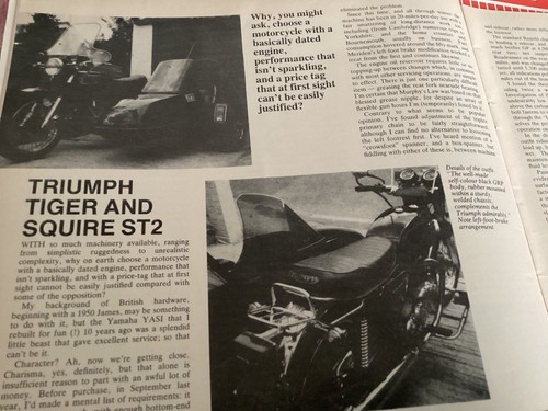 Triumph tiger squire - tiger,