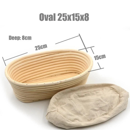 Premium oval banneton basket - premium,