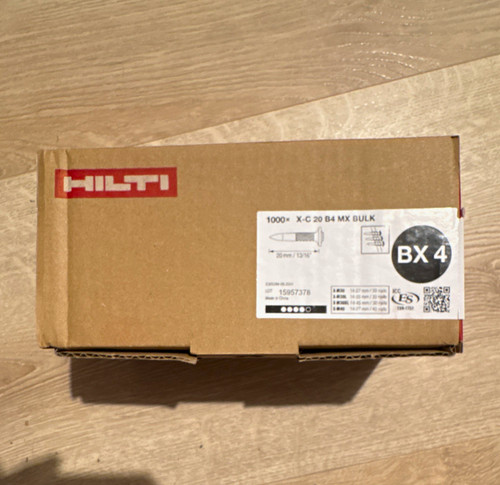 Hilti mx 20mm nail - hilti,