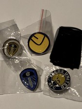 4x Leeds United Fc Pin Badge LUFC