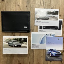 09-13 SKODA OCTAVIA OWNERS HANDBOOK MANUAL & WALLET Print 2010  Ref19352
