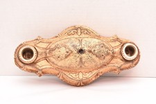 1930s cast Iron 2 light flush