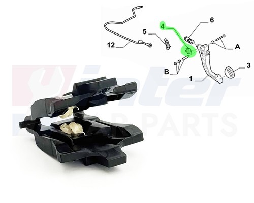 Genuine clutch pedal spring - pedal,