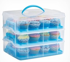 3 tier cupcake carrier Three tier cake carrier 