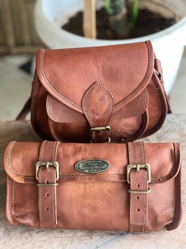 Genuine leather vintage - leather,
