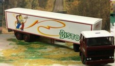 LION TOYS 1:50 SCALE NR.59 DAF TRUCKS 2800 TREKKER WITH EUROTRAILER BISTO (VS26)