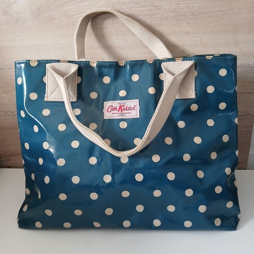 Cath kidston teal blue polka - kidston,