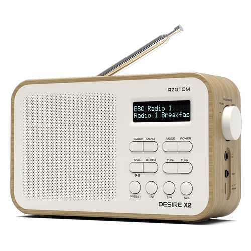 Azatom dab radio alarm - fm,