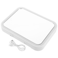 LED Light Vanity Mirror Cosmetic Mirror with Lamp Beauty Mirror (White)