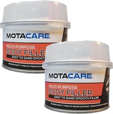 2 x  Car Body Filler Smooth Easy Sand Dents Scratch Repair 250ML Motacare