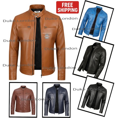Mens leather jacket cafe - mens,
