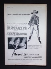Original 1950 Advert Desoutter